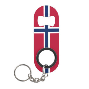 Norwegische Flagge Mini Flaschenöffner