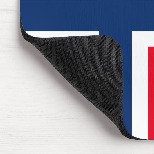Norwegische Flagge Mousepad (Ecke)