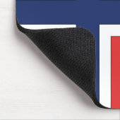 Norwegische Flagge Mousepad (Ecke)