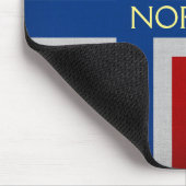 Norwegische Flagge Mousepad (Ecke)