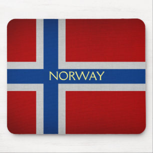 Norwegische Flagge Mousepad