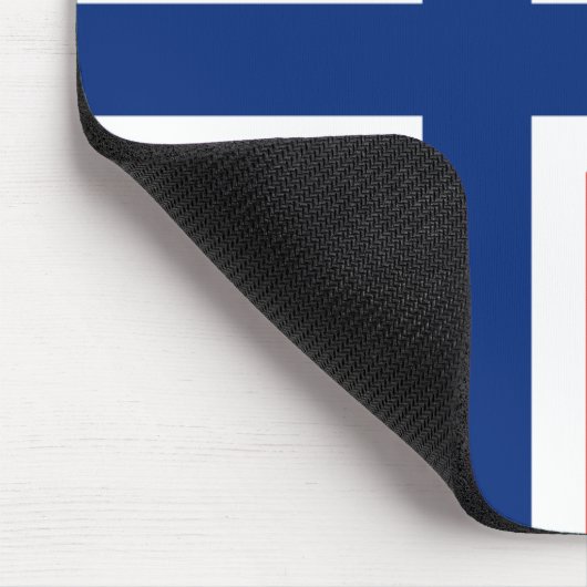 Norwegische Flagge Mousepad (Ecke)