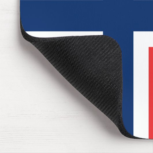 Norwegische Flagge Mousepad (Ecke)