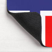 Norwegische Flagge Mousepad (Ecke)