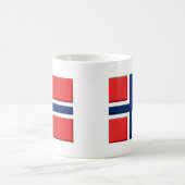 Norwegische Flagge Norsk Mug Kaffeetasse (Mittel)