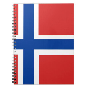 Norwegische Flagge (Norske flagg) Notizblock