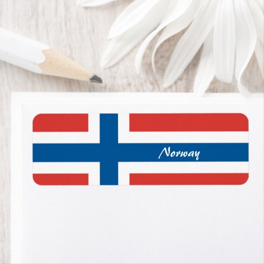 Norwegische Flagge, Norwegen (Insitu)