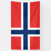 Norwegische Flagge (Norwegen) Banner (Vertikal)