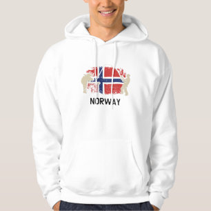 Norwegische Flagge Norwegen Flagge Hoodie