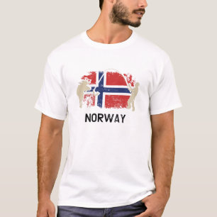Norwegische Flagge Norwegen Flagge T-Shirt