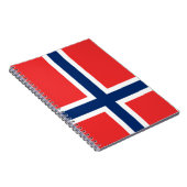 Norwegische Flagge (Norwegen) Notizblock (Rechte Seite)
