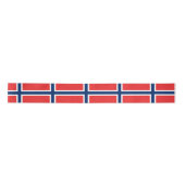 Norwegische Flagge (Norwegen) Satinband (Vorderseite)