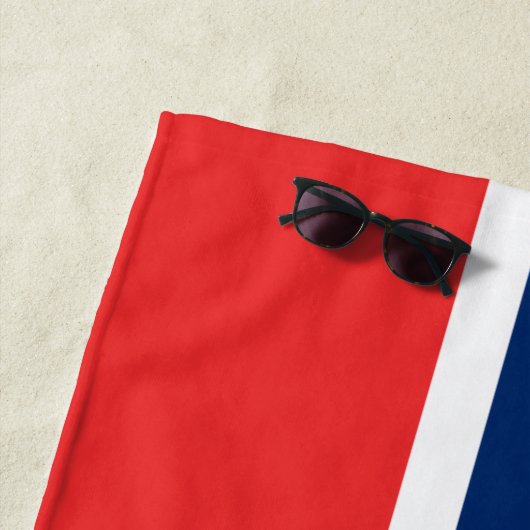 Norwegische Flagge (Norwegen) Strandtuch (Beispiel)