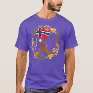 Norwegische Flagge Norwegen T-Shirt