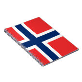 Norwegische Flagge Notizblock (Rechte Seite)