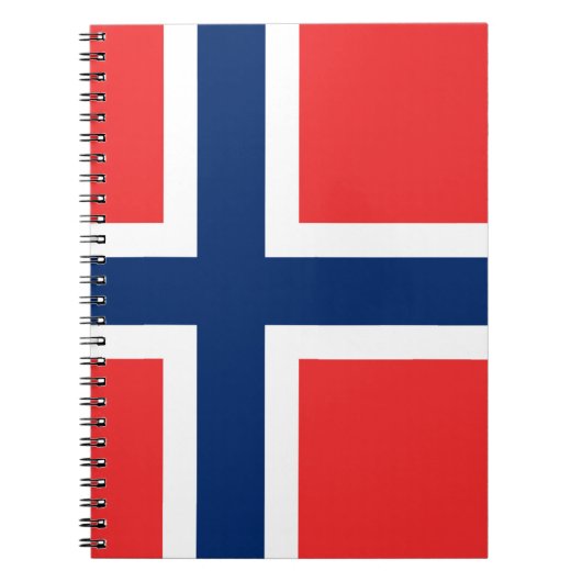 Norwegische Flagge Notizblock (Vorderseite)