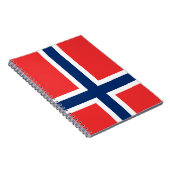 Norwegische Flagge Notizblock (Rechte Seite)