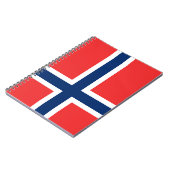 Norwegische Flagge Notizblock (Linke Seite)