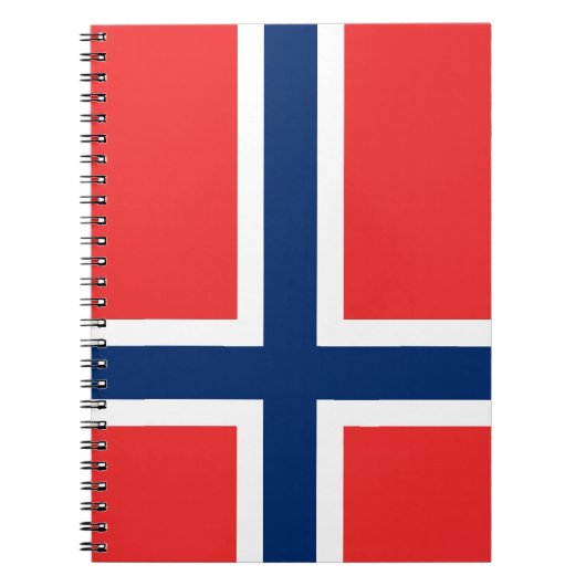 Norwegische Flagge Notizblock (Vorderseite)