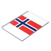 Norwegische Flagge Notizblock (Linke Seite)