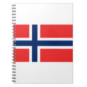 Norwegische Flagge Notizblock (Vorderseite)