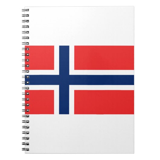 Norwegische Flagge Notizblock (Vorderseite)