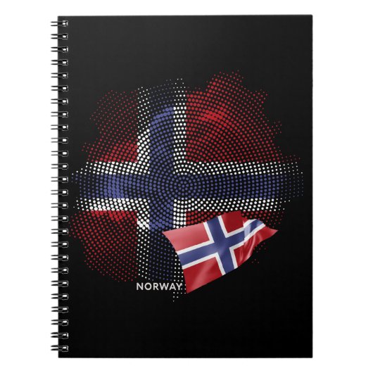 norwegische Flagge Notizblock (Vorderseite)