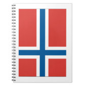 Norwegische Flagge Notizblock (Vorderseite)