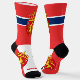 Norwegische Flagge Patriotisch, Nachhaltiges Norwe Socken