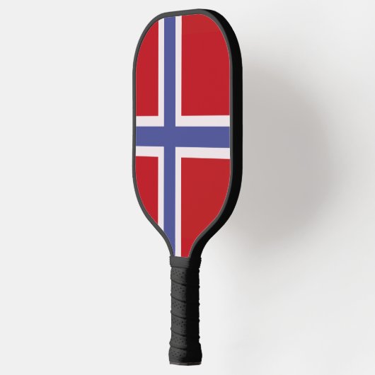 Norwegische Flagge Pickleball Schläger (Links)