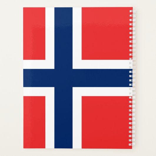 Norwegische Flagge Planer (Rückseite)