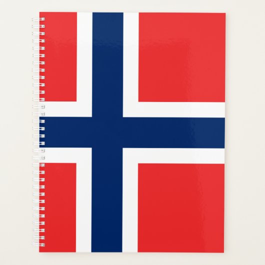 Norwegische Flagge Planer (Vorderseite)