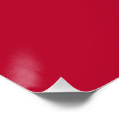 Norwegische Flagge Poster (Ecke)