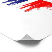 Norwegische Flagge Poster (Ecke)