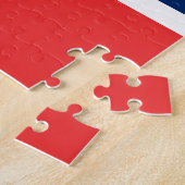Norwegische Flagge Puzzle (Seite)