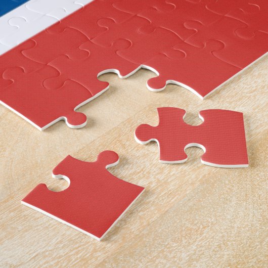 Norwegische Flagge Puzzle (Seite)