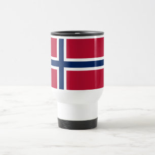 Norwegische Flagge Reisebecher