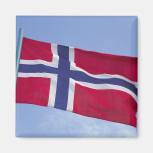 Norwegische Flagge RF) Magnet
