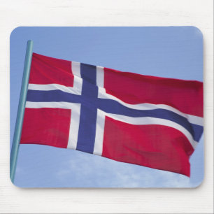 Norwegische Flagge (RF) Mousepad