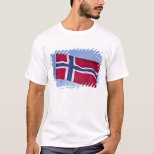 Norwegische Flagge RF) T-Shirt