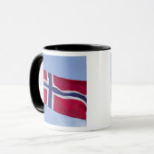 Norwegische Flagge (RF) Tasse (Vorderseite Links)