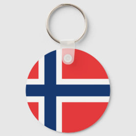 Norwegische Flagge Schlüsselanhänger