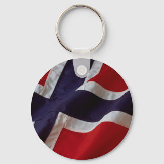 Norwegische Flagge Schlüsselanhänger
