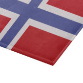 Norwegische Flagge Schneidebrett (Ecke)