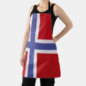 Norwegische Flagge Schürze (InSitu)