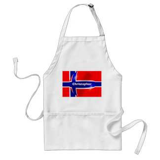 Norwegische Flagge Schürze