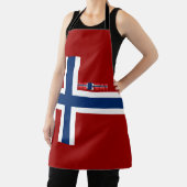 Norwegische Flagge Schürze (InSitu)