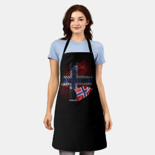 norwegische Flagge Schürze