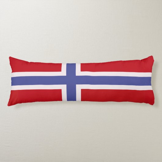 Norwegische Flagge Seitenschläferkissen (Vorderseite)