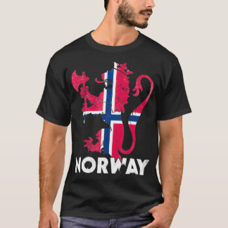 Norwegische Flagge - Skandinavien Osl T-Shirt